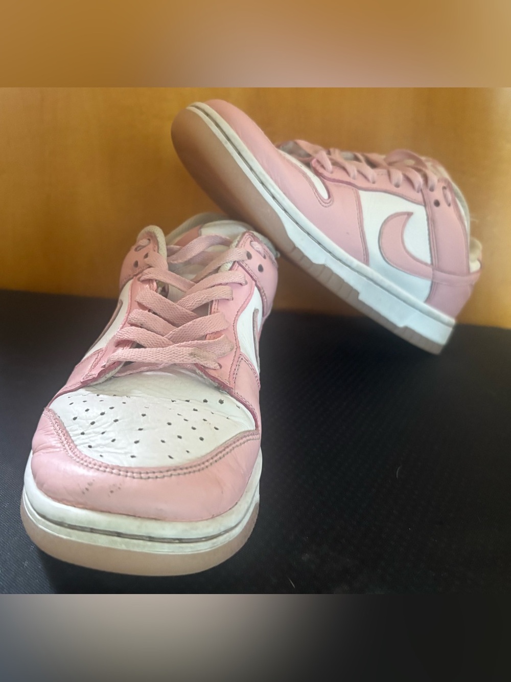 Nike Dunk Low "Unlocked By You" Custom Pink/White (Size US Men 7 / Women 8.5)
